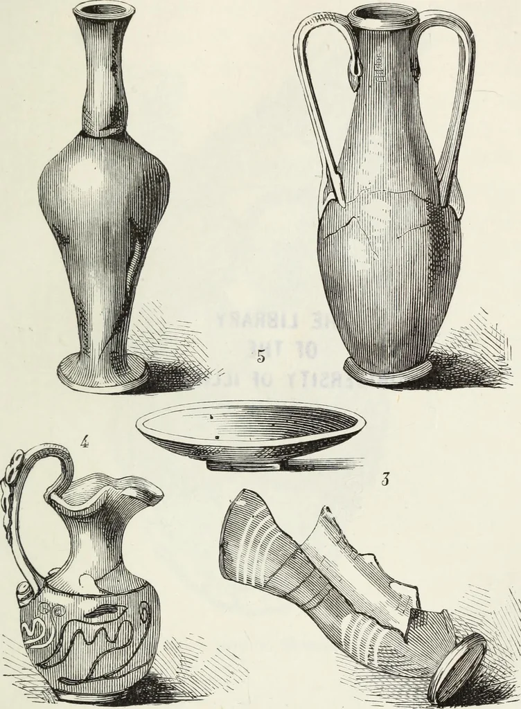 An illustration from La verrerie depuis les temps les plus reculés jusqu'à nos jours, 1869, leaf 28