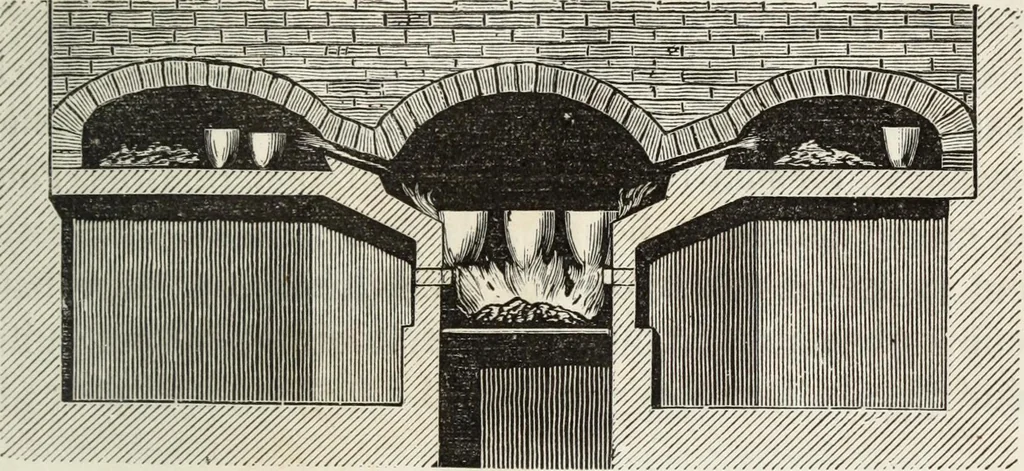 An illustration from La verrerie depuis les temps les plus reculés jusqu'à nos jours, 1869, leaf 62