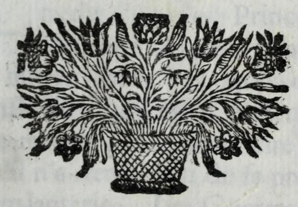 An illustration from La vie de la duchesse de La Valiere : où l'on voit une relation curieuse de ses amours & sa penitence, 1695, leaf 7