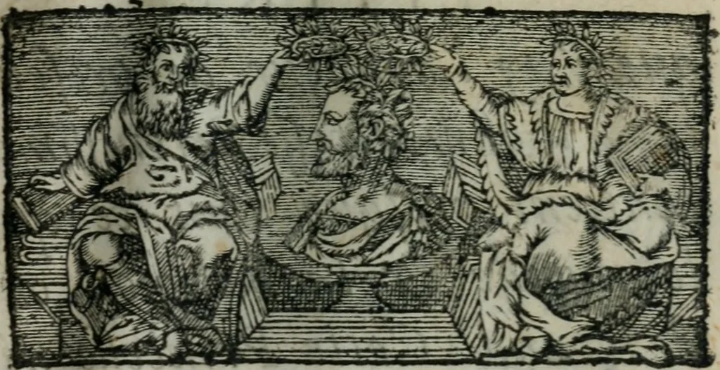 An illustration from La vie de Madame la duchesse de Montmorency, supérieure de la Visitation de Ste-Marie de Moulins, 1684, leaf 8