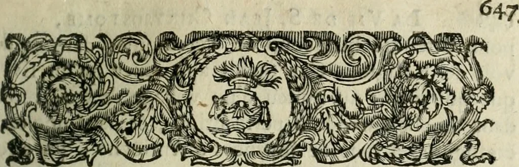 An illustration from La vie de Saint Jean Chrysostome Patriarche de Constantinople, & docteur de l'Eglise : Divisée en dovze livres ; dont les neuf premiers contiennent l'histoire de sa vie, et les trois derniers représentent son esprit & sa conduite, 1669, leaf 148