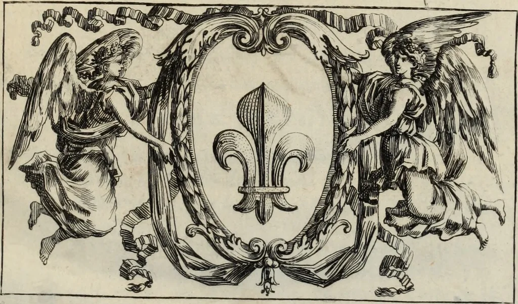 An illustration from La vie de S. Athanase, patriarche d'Alexandrie : divisée en douze livres : qui comprend encore l'histoire de S. Eustathe d'Antioche, de S. Paul de Constantinople, de S. Hilaire de Poitiers, de S. Eusebe de Verceil, des Papes Jules & Libere, & de plusieurs autres Saints; avec la naissance & le progrès de l'Arianisme, 1671, leaf 4