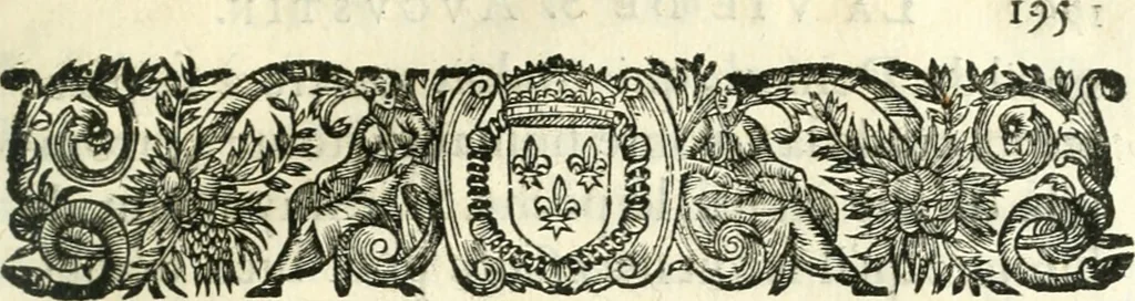 An illustration from La Vie de S. Augustin, évesque d'Hyponne, 1652, leaf 206