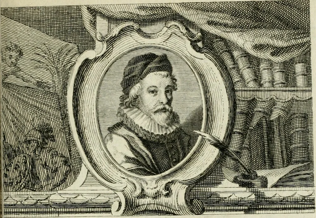 An illustration from La vie des peintres flamands, allemands et hollandois : avec des portraits gravés en taille-douche, une indication de leurs principaux ouvrages, & des réflexions sur leurs différentes manieres, 1753, leaf 244
