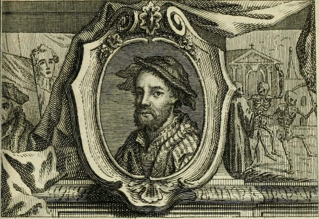 An illustration from La vie des peintres flamands, allemands et hollandois : avec des portraits gravés en taille-douche, une indication de leurs principaux ouvrages, & des réflexions sur leurs différentes manieres, 1753, leaf 92