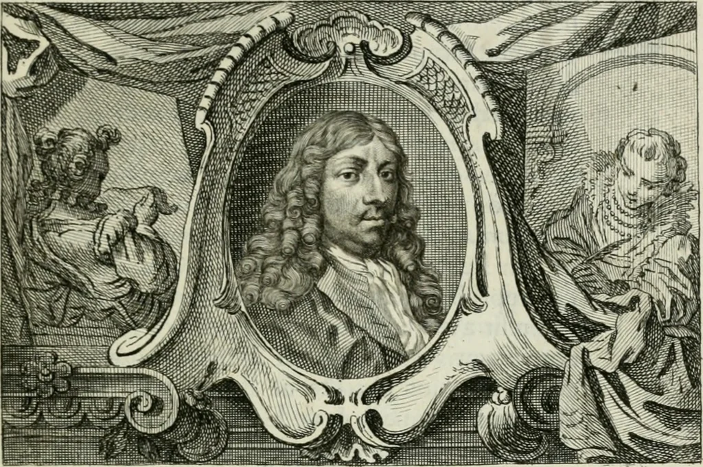 An illustration from La vie des peintres flamands, allemands et hollandois : avec des portraits gravés en taille-douche, une indication de leurs principaux ouvrages, & des réflexions sur leurs différentes manieres, 1753, leaf 130