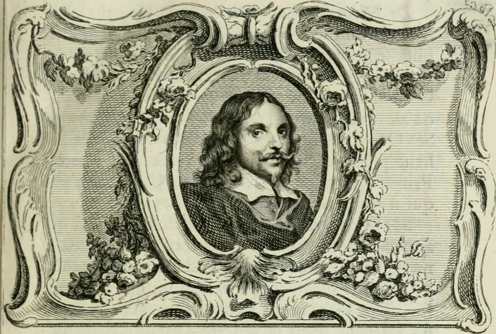 An illustration from La vie des peintres flamands, allemands et hollandois : avec des portraits gravés en taille-douche, une indication de leurs principaux ouvrages, & des réflexions sur leurs différentes manieres, 1753, leaf 42
