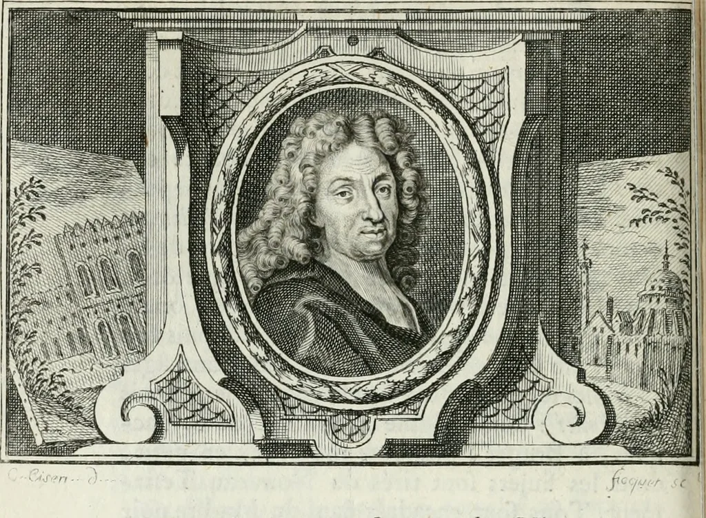 An illustration from La vie des peintres flamands, allemands et hollandois : avec des portraits gravés en taille-douche, une indication de leurs principaux ouvrages, & des réflexions sur leurs différentes manieres, 1753, leaf 111