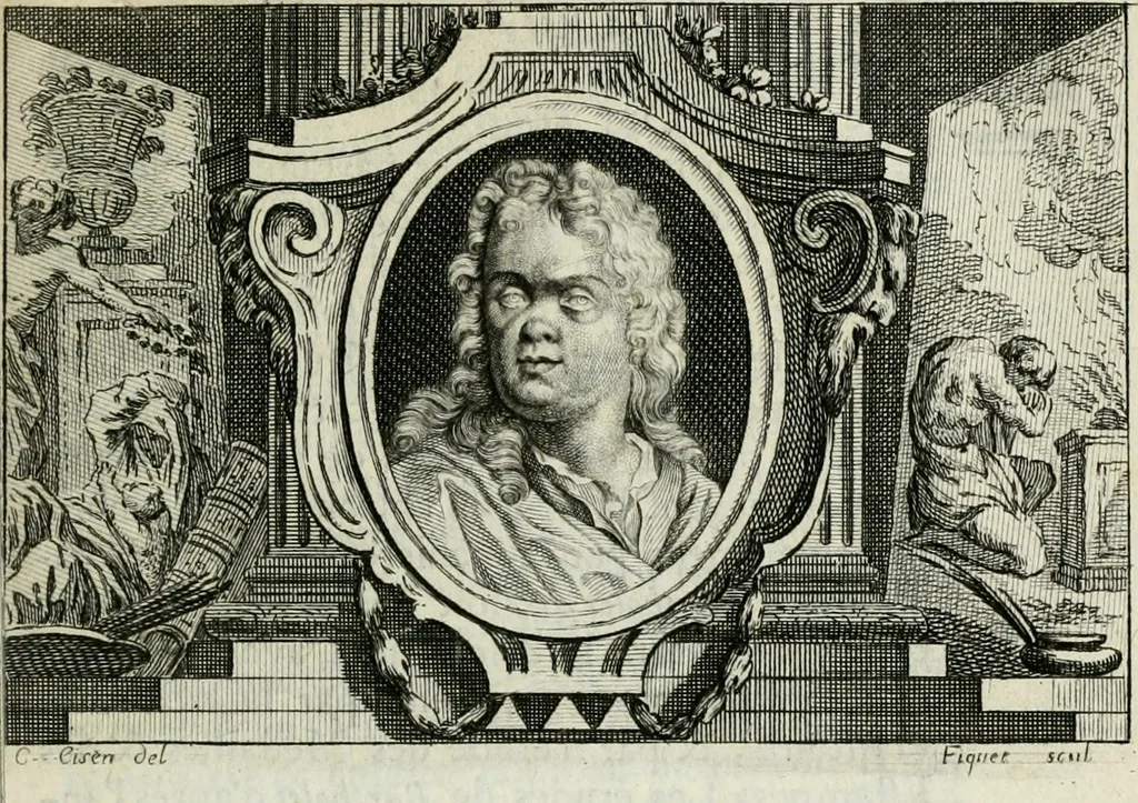 An illustration from La vie des peintres flamands, allemands et hollandois : avec des portraits gravés en taille-douche, une indication de leurs principaux ouvrages, & des réflexions sur leurs différentes manieres, 1753, leaf 120