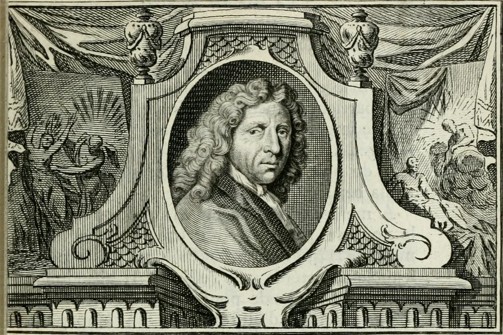 An illustration from La vie des peintres flamands, allemands et hollandois : avec des portraits gravés en taille-douche, une indication de leurs principaux ouvrages, & des réflexions sur leurs différentes manieres, 1753, leaf 140