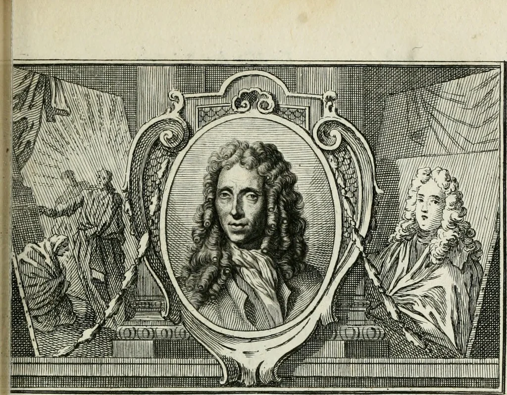 An illustration from La vie des peintres flamands, allemands et hollandois : avec des portraits gravés en taille-douche, une indication de leurs principaux ouvrages, & des réflexions sur leurs différentes manieres, 1753, leaf 226
