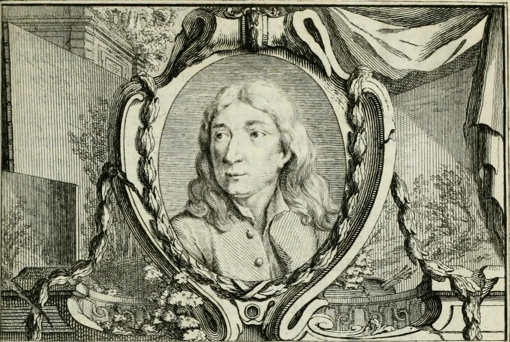 An illustration from La vie des peintres flamands, allemands et hollandois : avec des portraits gravés en taille-douche, une indication de leurs principaux ouvrages, & des réflexions sur leurs différentes manieres, 1753, leaf 260