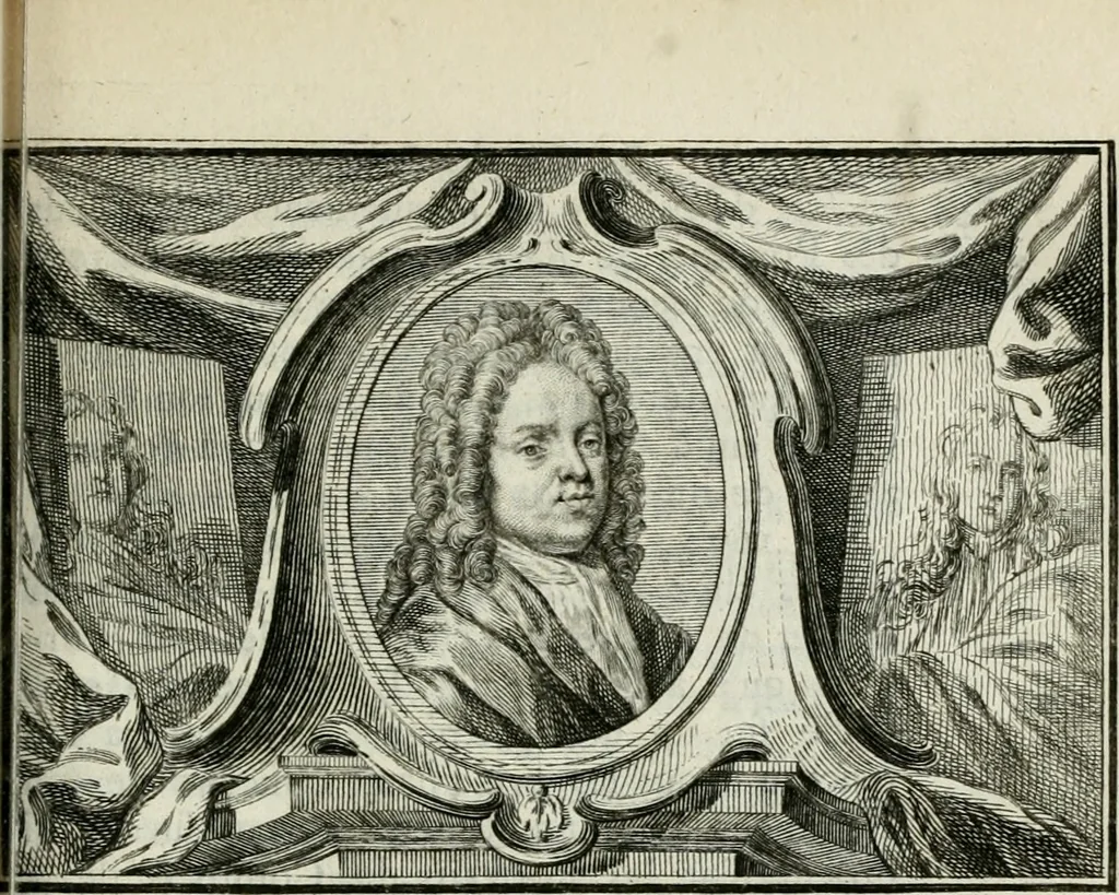 An illustration from La vie des peintres flamands, allemands et hollandois : avec des portraits gravés en taille-douche, une indication de leurs principaux ouvrages, & des réflexions sur leurs différentes manieres, 1753, leaf 270