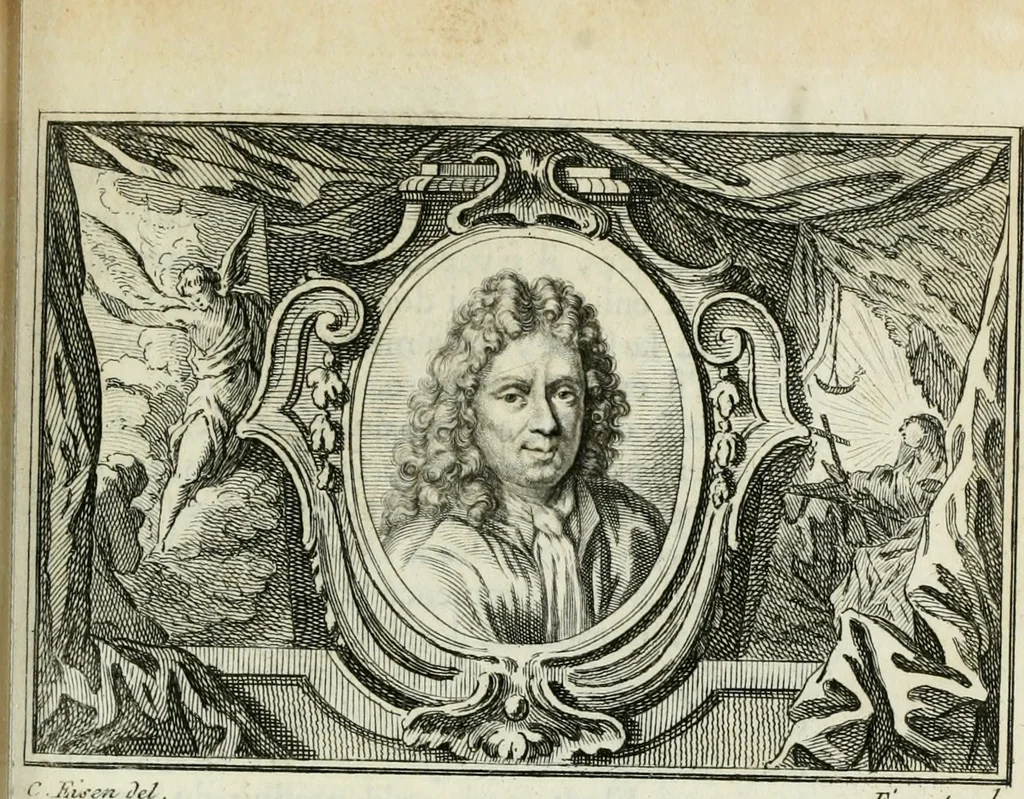 An illustration from La vie des peintres flamands, allemands et hollandois : avec des portraits gravés en taille-douche, une indication de leurs principaux ouvrages, & des réflexions sur leurs différentes manieres, 1753, leaf 276