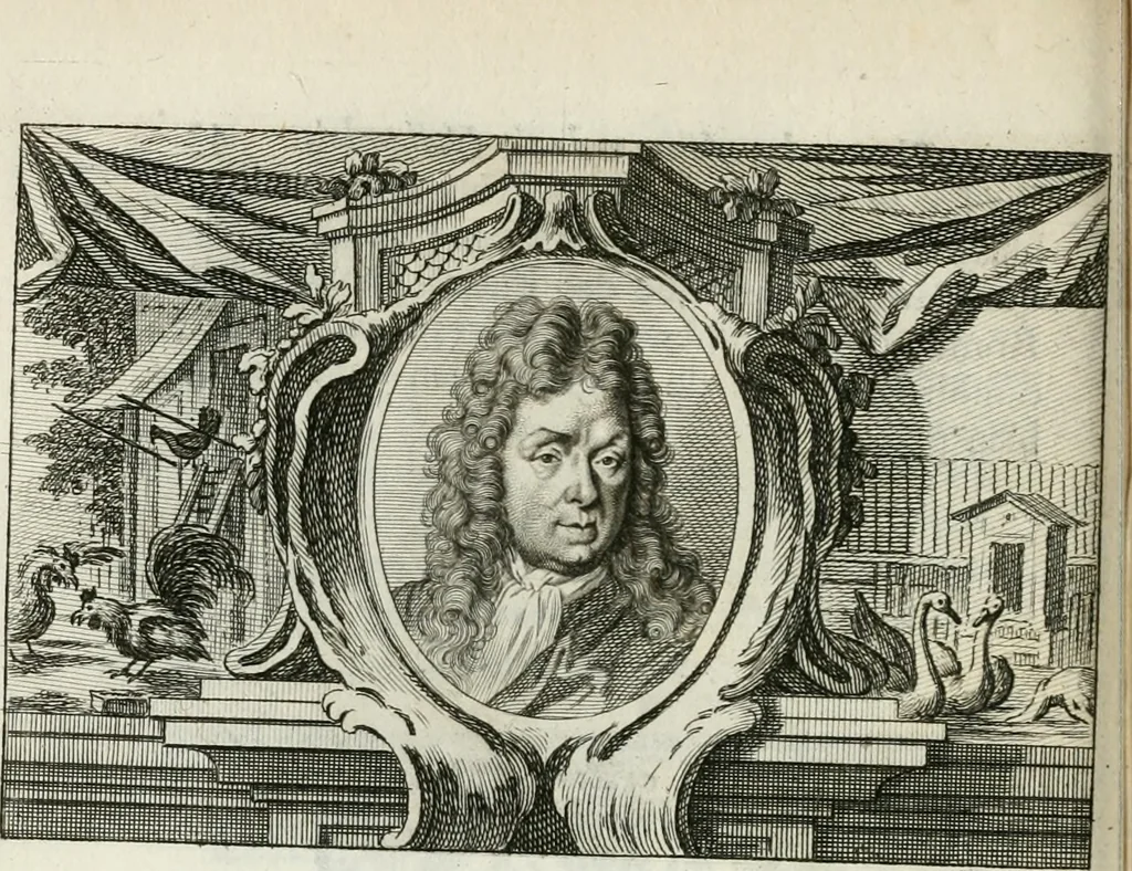 An illustration from La vie des peintres flamands, allemands et hollandois : avec des portraits gravés en taille-douche, une indication de leurs principaux ouvrages, & des réflexions sur leurs différentes manieres, 1753, leaf 63