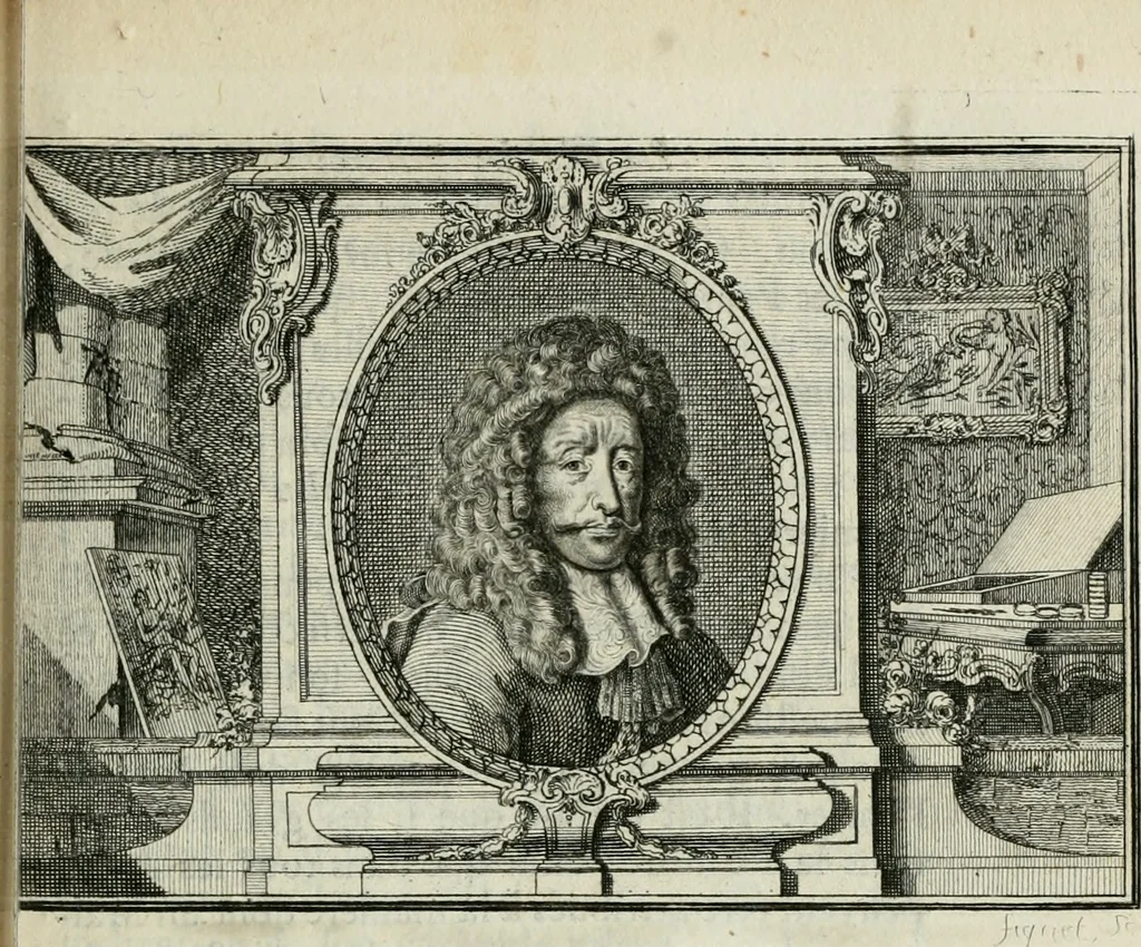An illustration from La vie des peintres flamands, allemands et hollandois : avec des portraits gravés en taille-douche, une indication de leurs principaux ouvrages, & des réflexions sur leurs différentes manieres, 1753, leaf 80