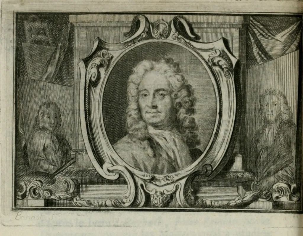 An illustration from La vie des peintres flamands, allemands et hollandois : avec des portraits gravés en taille-douche, une indication de leurs principaux ouvrages, & des réflexions sur leurs différentes manieres, 1753, leaf 101