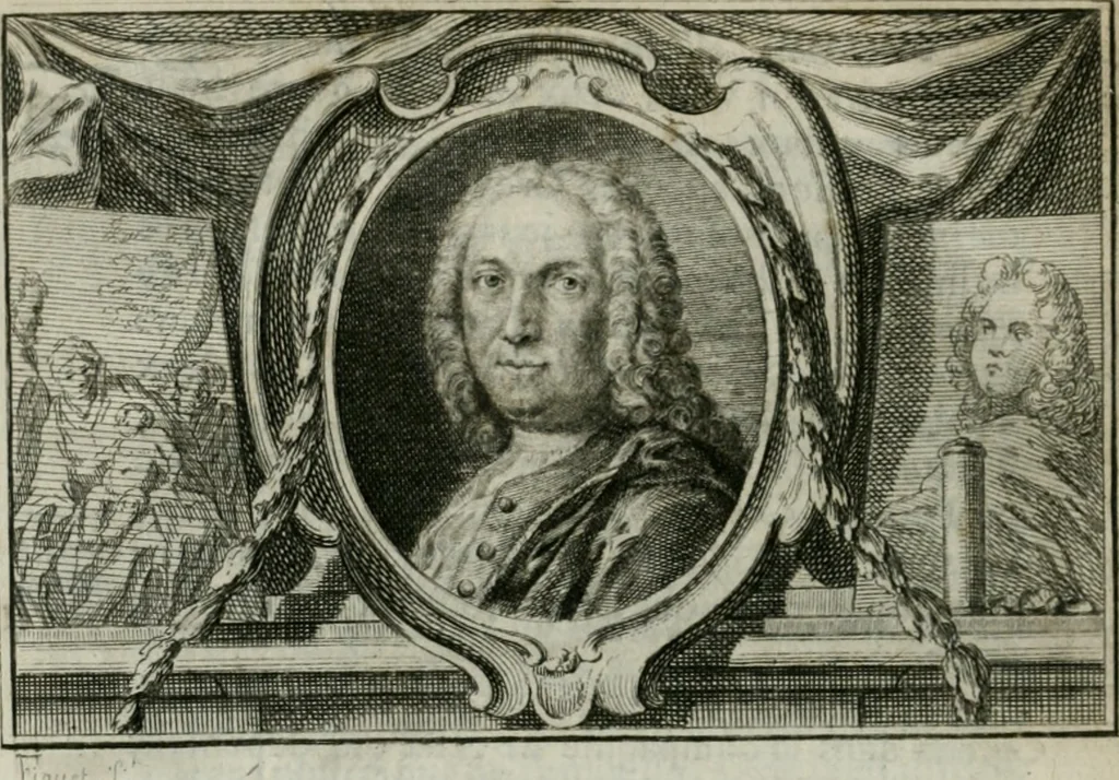 An illustration from La vie des peintres flamands, allemands et hollandois : avec des portraits gravés en taille-douche, une indication de leurs principaux ouvrages, & des réflexions sur leurs différentes manieres, 1753, leaf 291