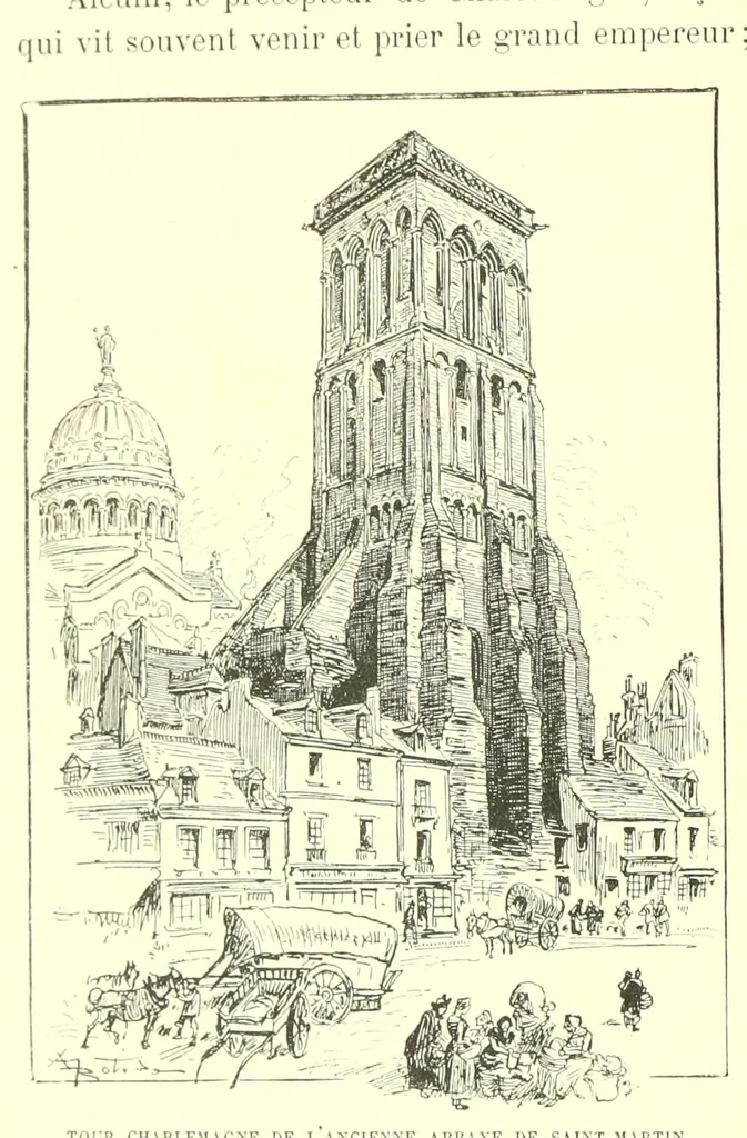 An illustration from La Vieille France, texte, dessins et lithographies: La Touraine, 1900, leaf 124