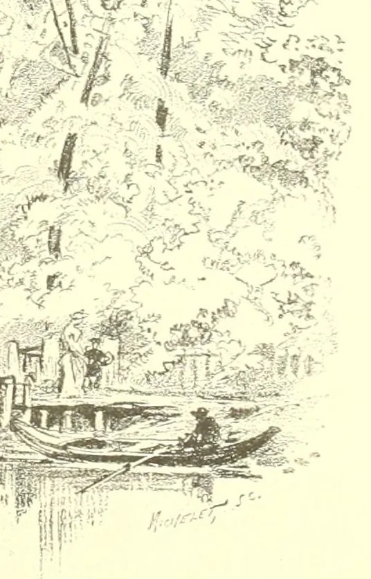 An illustration from La Vieille France, texte, dessins et lithographies: La Touraine, 1900, leaf 167