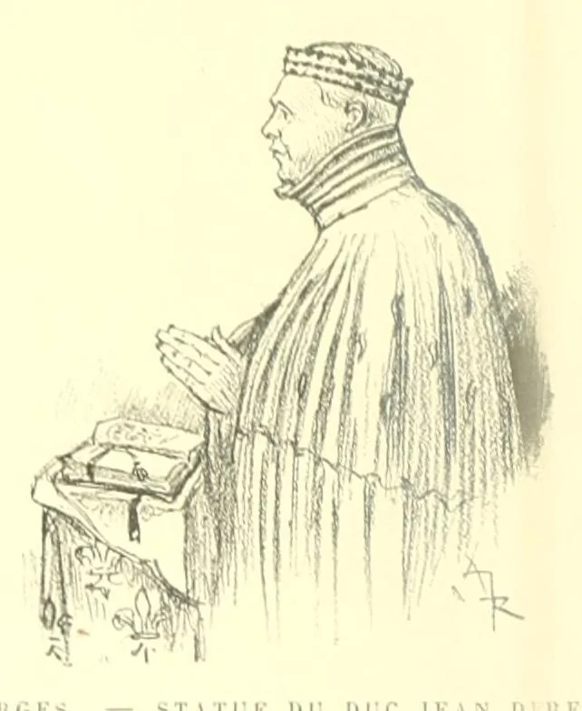 An illustration from La Vieille France, texte, dessins et lithographies: La Touraine, 1900, leaf 218