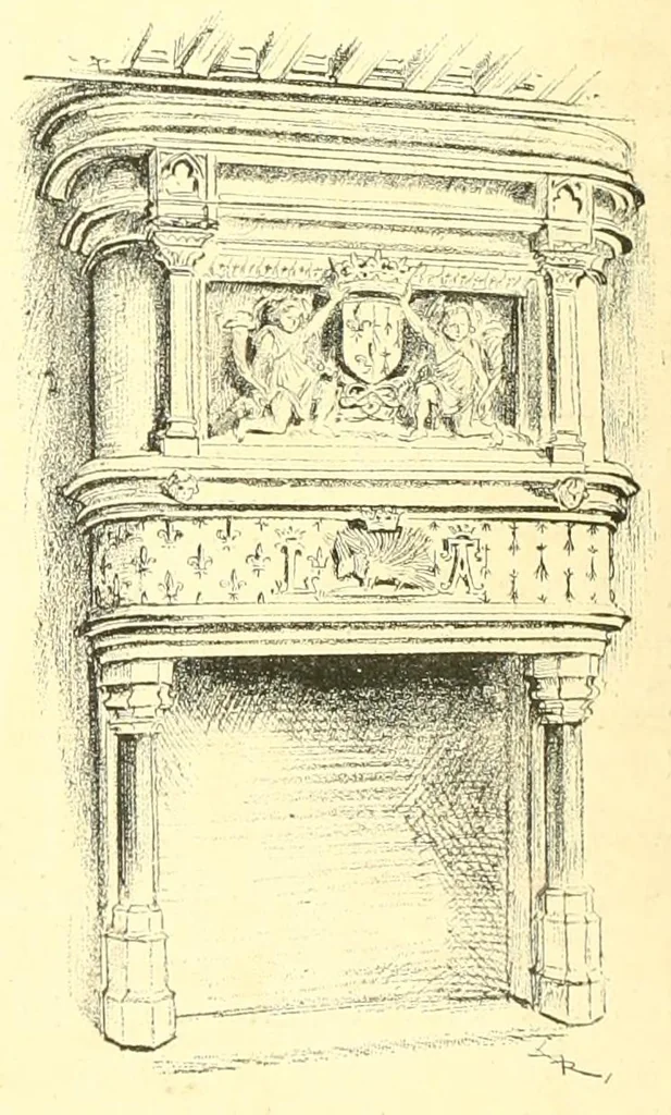 An illustration from La Vieille France, texte, dessins et lithographies: La Touraine, 1900, leaf 68