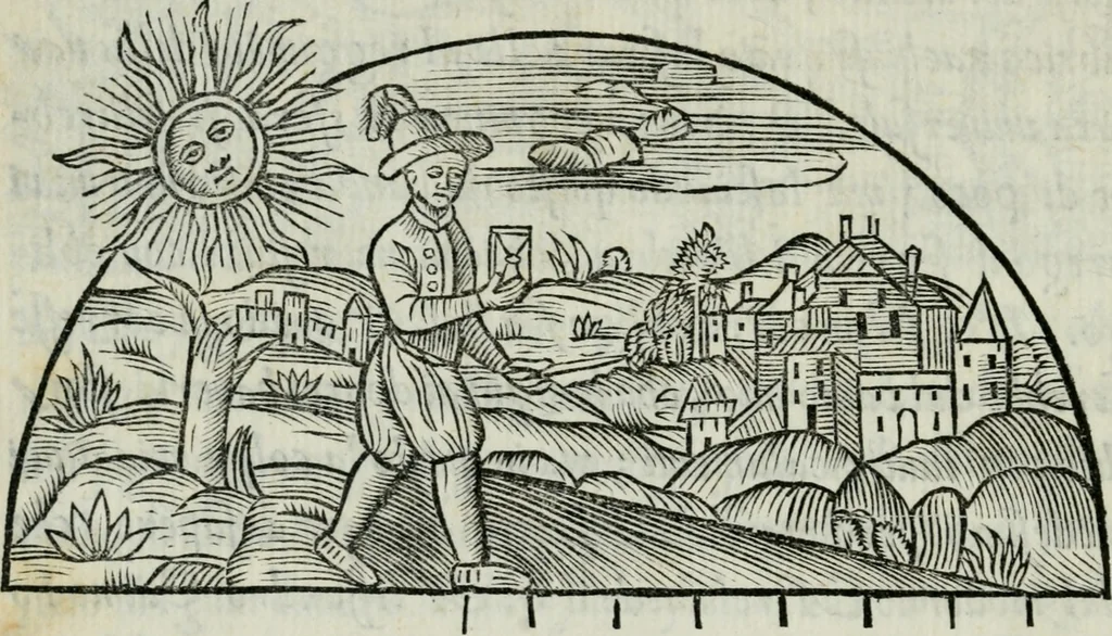 An illustration from La villa : dialogo, 1559, leaf 193