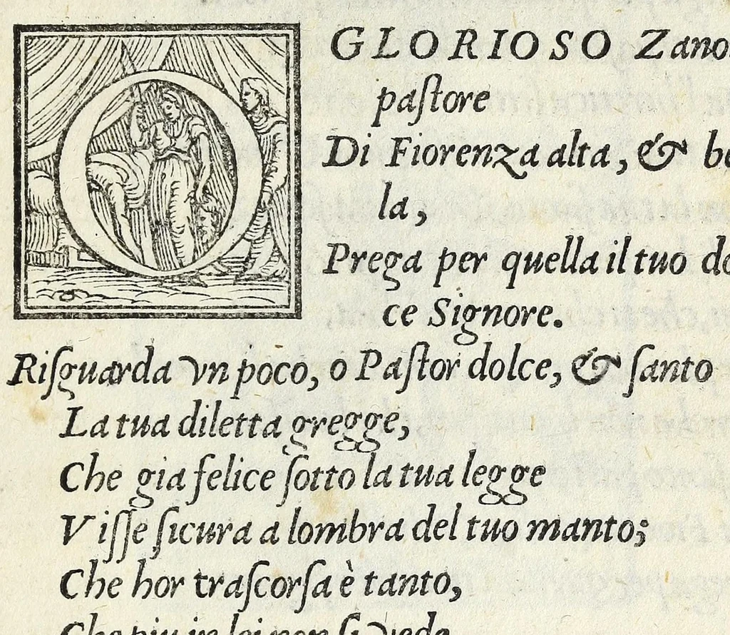 An illustration from La vita di san Zanobi cittadino et vescouo fiorentino, 1559, leaf 107