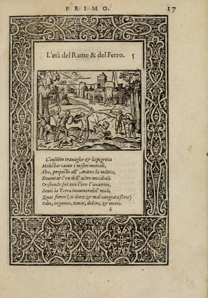 An illustration from La vita et Metamorfoseo d'Ovidio, 1559, leaf 23