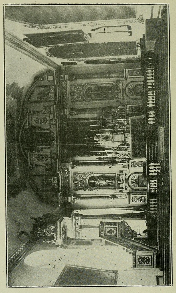 An illustration from La Vénérable Marie de l'Incarnation et son oeuvre dans le Nouveau Monde, 1922, leaf 34
