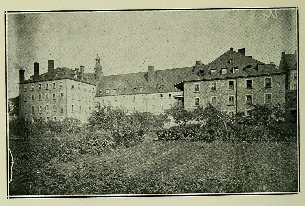 An illustration from La Vénérable Marie de l'Incarnation et son oeuvre dans le Nouveau Monde, 1922, leaf 50