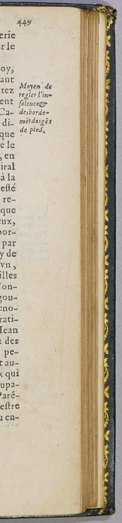 An illustration from La vraye et entiere histoire des troubles et choses memorables, avenues tant en France qu'en Flandres, et pays circonuoisins, depuis l'an 1562. : Comprinse en quatorze livres: les trois premiers, & dernier desquels sont nouveaux: les autres reueus, enrichis, et augmentez de plusieurs choses notables. Auec les considerations sur les guerres ciuiles des François, 1572, leaf 959