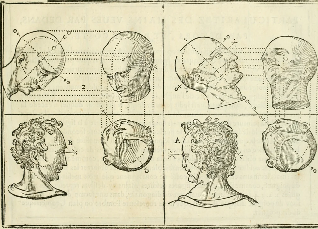 An illustration from La vraye science de la pourtraicture, 1671, leaf 18