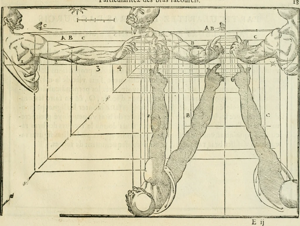 An illustration from La vraye science de la pourtraicture, 1671, leaf 38