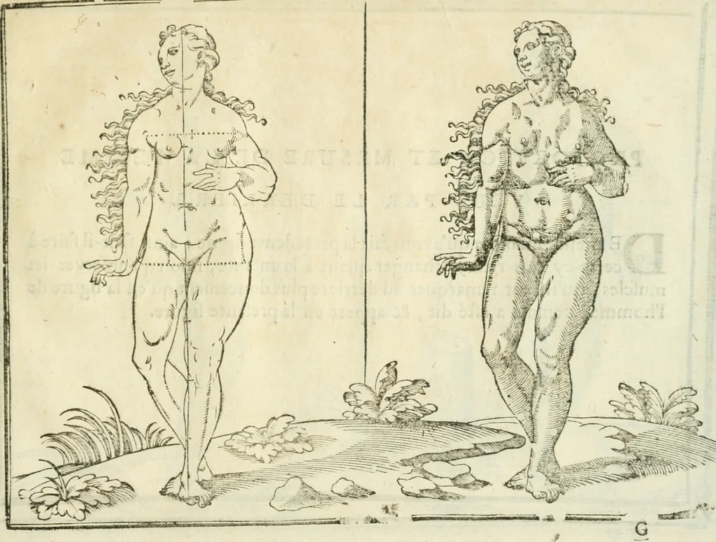 An illustration from La vraye science de la pourtraicture, 1671, leaf 52
