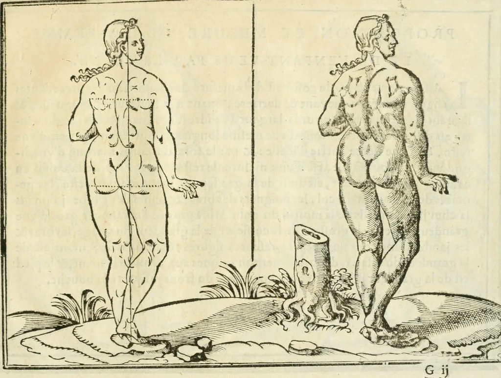 An illustration from La vraye science de la pourtraicture, 1671, leaf 54