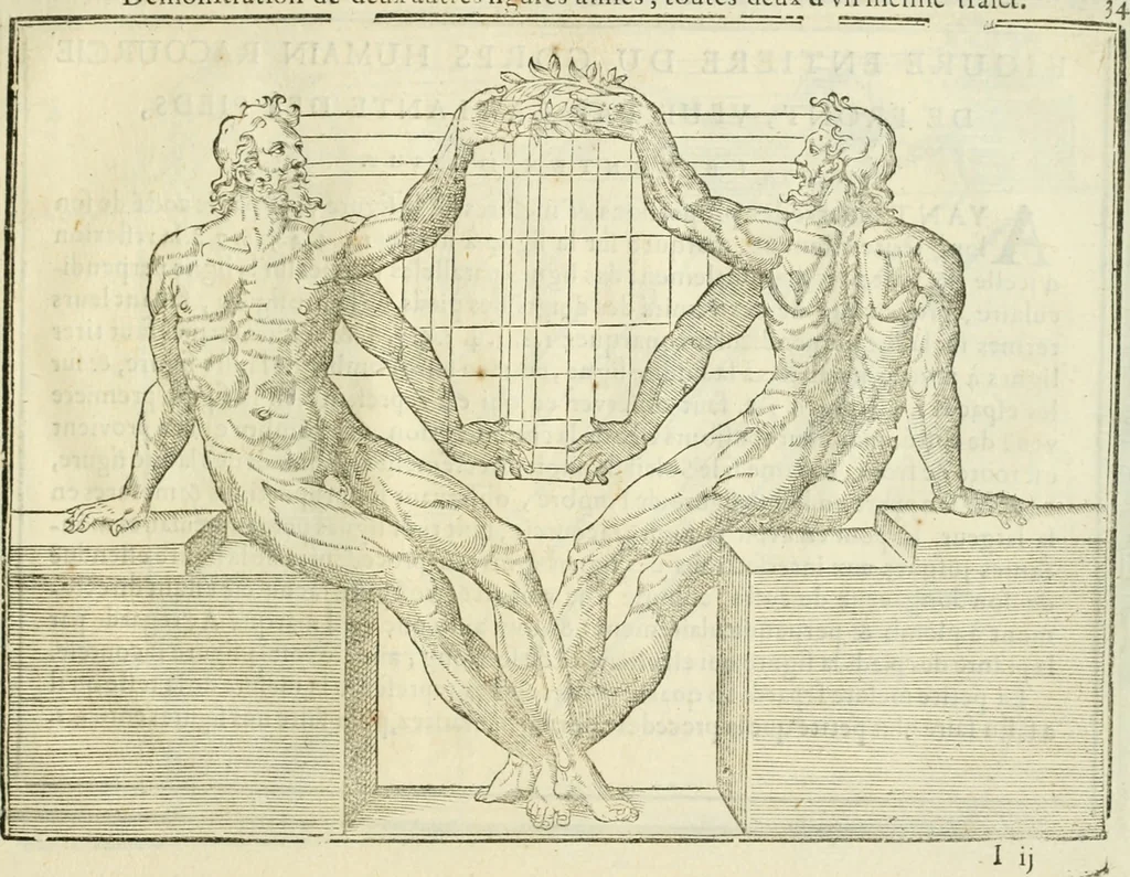 An illustration from La vraye science de la pourtraicture, 1671, leaf 70