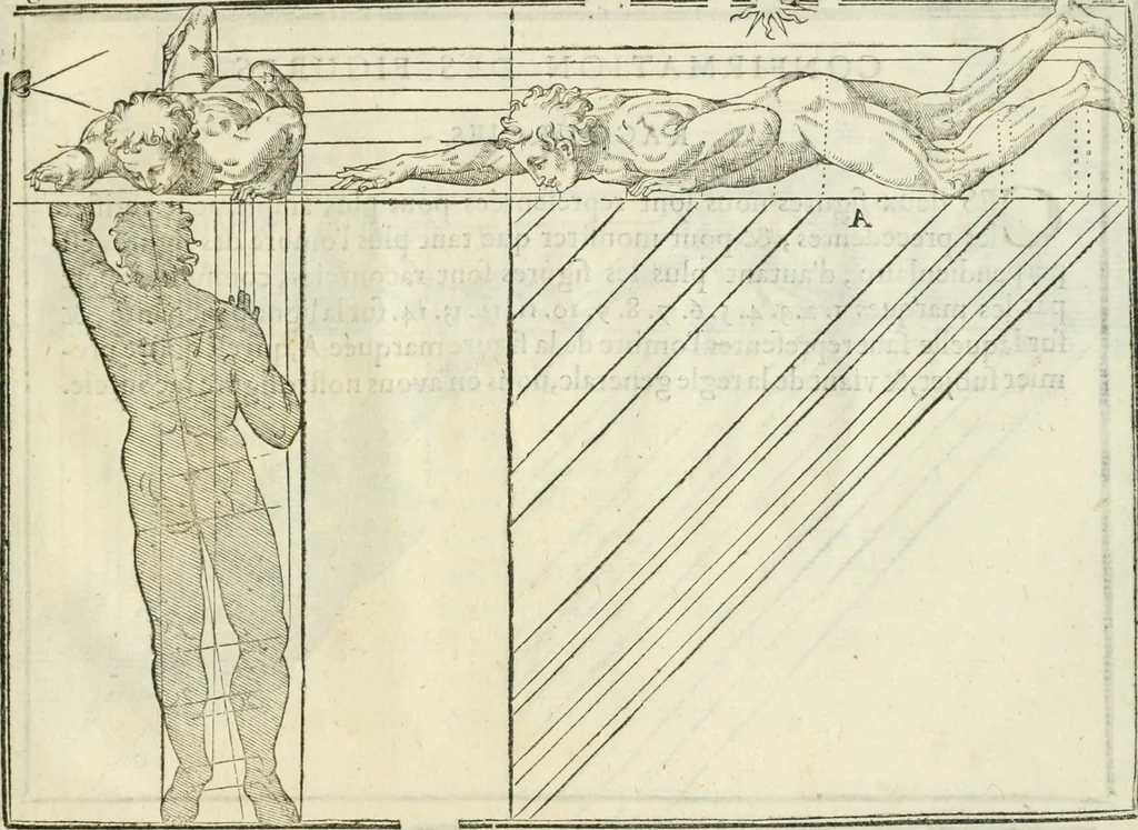 An illustration from La vraye science de la pourtraicture, 1671, leaf 78