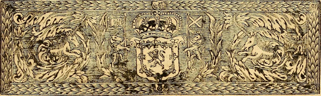 An illustration from The laws and acts of Parliament made by King James the First, Second, Third, Fourth, Fifth, Queen Mary, King James the Sixth, King Charles the First, King Charles the Second who now presently reigns, kings and queen of Scotland : collected and extracted, from the publick records of the said kingdom, 1681, leaf 100