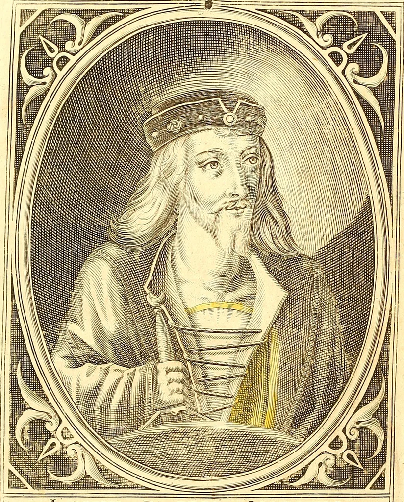 An illustration from The laws and acts of Parliament made by King James the First, Second, Third, Fourth, Fifth, Queen Mary, King James the Sixth, King Charles the First, King Charles the Second who now presently reigns, kings and queen of Scotland : collected and extracted, from the publick records of the said kingdom, 1681, leaf 13
