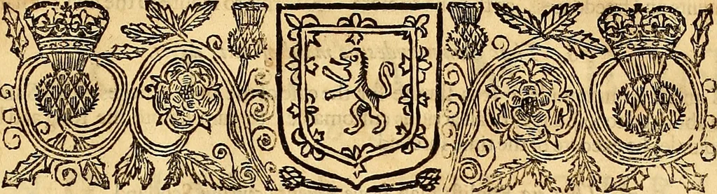 An illustration from The laws and acts of Parliament made by King James the First, Second, Third, Fourth, Fifth, Queen Mary, King James the Sixth, King Charles the First, King Charles the Second who now presently reigns, kings and queen of Scotland : collected and extracted, from the publick records of the said kingdom, 1681, leaf 68