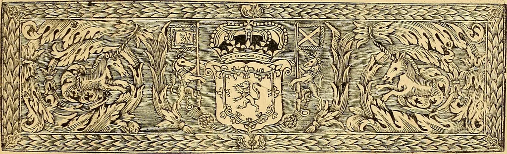An illustration from The laws and acts of Parliament made by King James the First, Second, Third, Fourth, Fifth, Queen Mary, King James the Sixth, King Charles the First, King Charles the Second who now presently reigns, kings and queen of Scotland : collected and extracted, from the publick records of the said kingdom, 1681, leaf 8