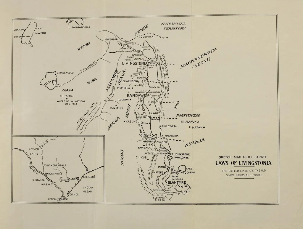 An illustration from Laws of Livingstonia : a narrative of missionary adventure and achievement, 1921, leaf 431