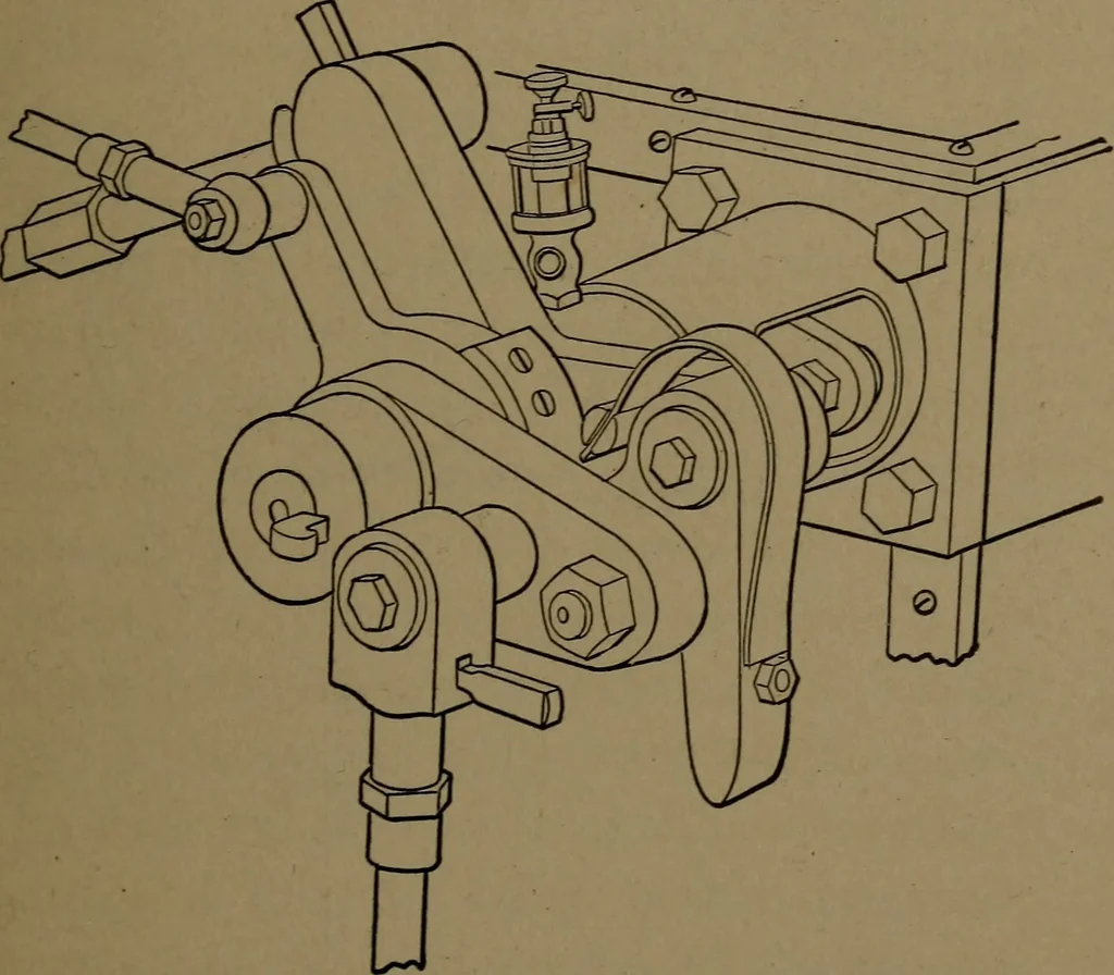 An illustration from The lay-out of Corliss valve gears, 1903, leaf 14