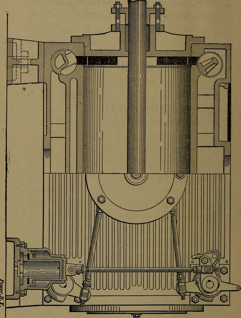 An illustration from The lay-out of Corliss valve gears, 1903, leaf 21