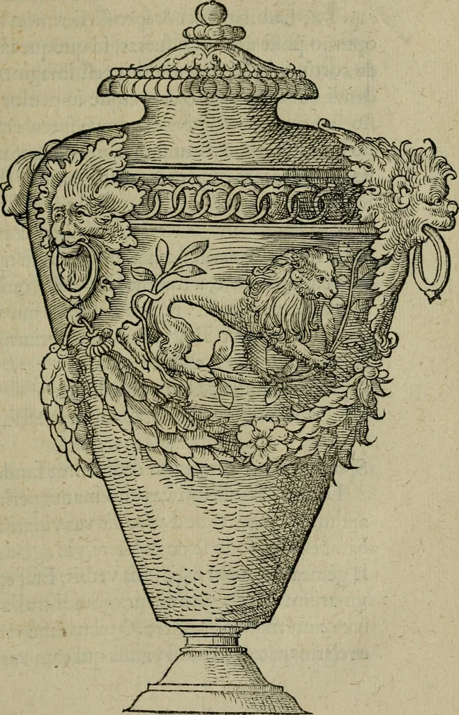 An illustration from Lazari Bayfii annotationes in L.II. : De captivis, et postliminio reversis. in qvibvs tractatvr de re navali : eivsdem annotationes in tractatum de auro & argeto leg. quibus, vestimentoru, & vasculorum genera explicantur. Antonii Thylesii de coloribus libellus, à coloribus vestium non alienus, 1536, leaf 316