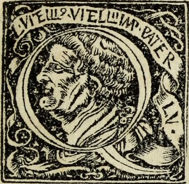 An illustration from Lazari Bayfii annotationes in legem II : De captiuis & postliminio reuersis, in quibus tractatur De re nauali, per autorem recognitæ : eivsdem annotationes in tractatum De auro & argento legato, quibus vestimẽtoru ̃& vasculorũ genera explicat̃ur : his omnibus imagines ab antiquissimis monumentis desumptas ad argumenti declaratione ̃subiunximus. Item Antonii Thylesii De coloribus libellus, à coloribus uestium non alienus, 1537, leaf 10