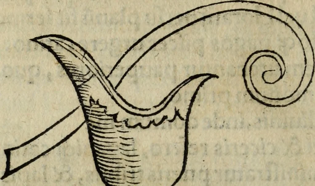 An illustration from Lazari Bayfii annotationes in legem II : De captiuis & postliminio reuersis, in quibus tractatur De re nauali, per autorem recognitæ : eivsdem annotationes in tractatum De auro & argento legato, quibus vestimẽtoru ̃& vasculorũ genera explicat̃ur : his omnibus imagines ab antiquissimis monumentis desumptas ad argumenti declaratione ̃subiunximus. Item Antonii Thylesii De coloribus libellus, à coloribus uestium non alienus, 1537, leaf 251