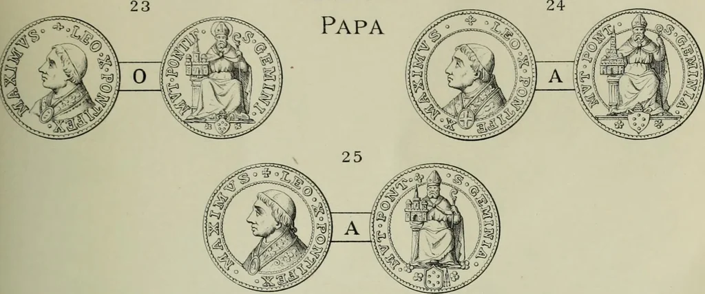An illustration from La zecca di Modena nei periodi comunale ed estense, 1884, leaf 400