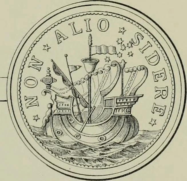An illustration from La zecca di Modena nei periodi comunale ed estense, 1884, leaf 412